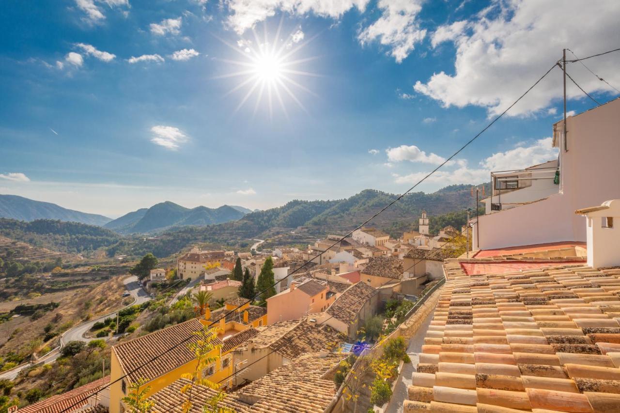 Casa Marcelino Y Pepa Rosa Villa Sella Kültér fotó